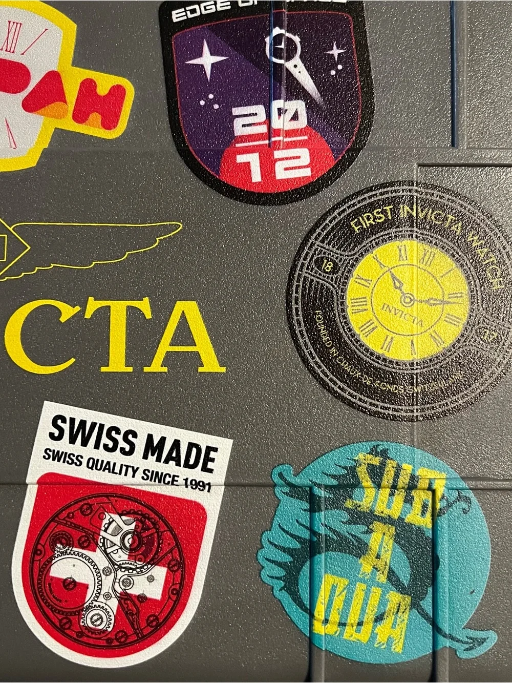 Invicta Impact Watch Case Storage Collector Dive WaterProof DC8PATCH Grey